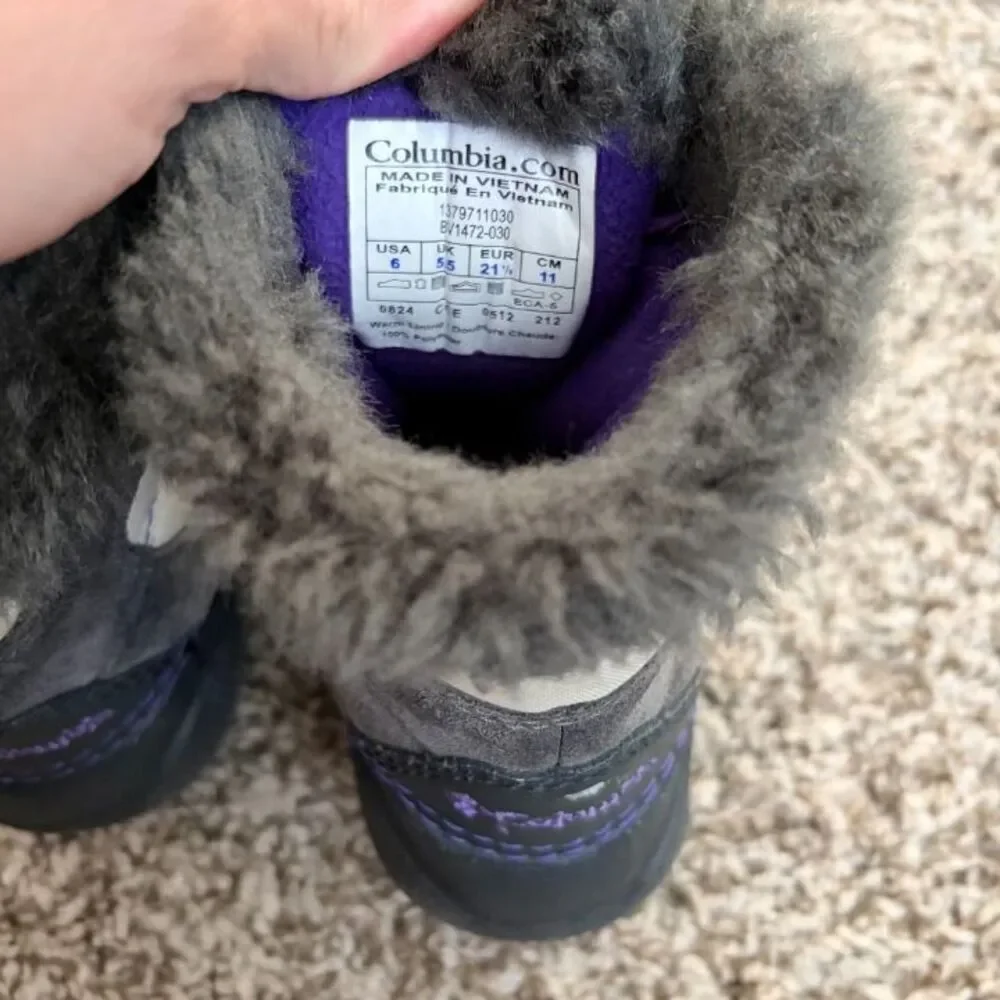 Size 6 / Toddler Girl Columbia Snow Boots